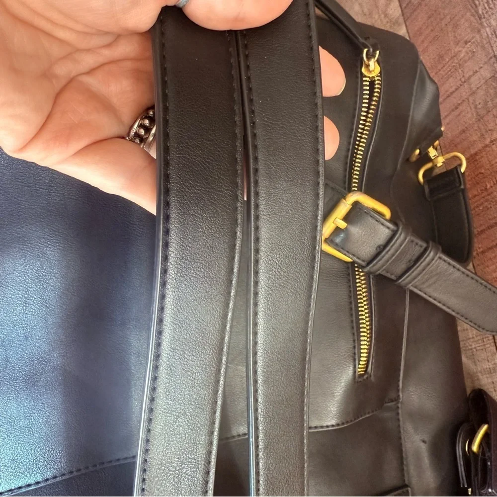 Fawn The Square Diaper Bag - Black - Comes W Extras